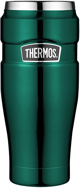 THERMOS 4002.205.047 Stainless King Coffee-to-Go Thermal Mug, 0.47 Litre, 7 Hours Hot, 18 Hours Cold, BPA