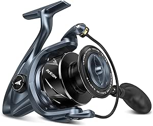 KastKing ReKon Saltwater Spinning Reel – Up to 55LBs Max Drag Big Game Fishing Reel - Innovative NyliTech Body- Water Resistant - MaxiDur 5 1 1 Corrosion-Resistance Bearing System