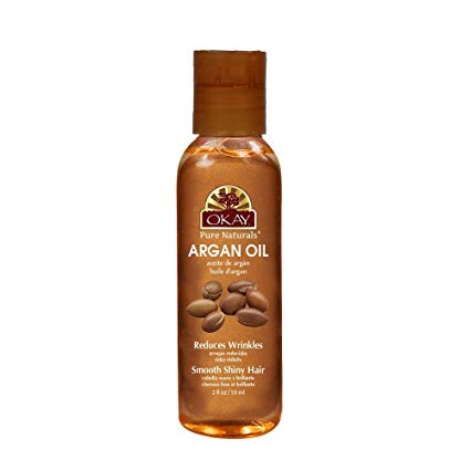 OKAY | Argan Oil  | For Hair and Skin | Restores Damaged Hair  | Protects & Heals Skin | Paraben Free | 2 oz