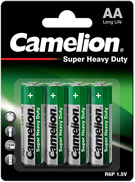 Camelion 10000406 R6 AA Mignon Super Heavy Duty Battery (Pack of 4)