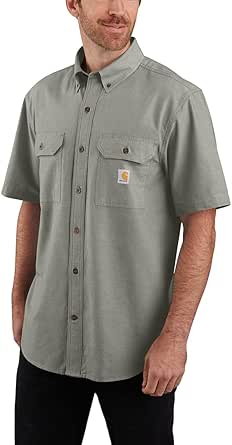 Carhartt Men's Loose Fit Midweight Chambray ShortSleeve Shirt