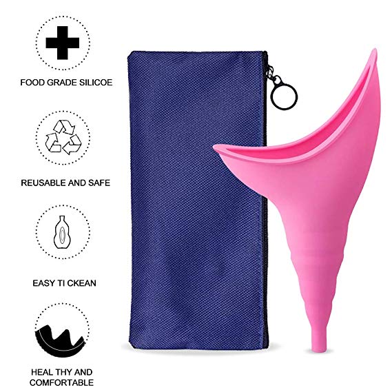 godehone Female Urination Device, Portable Womens Pee Funnel for Travelling, Backpacking, Camping, Hiking, and Other Outdoor Activities