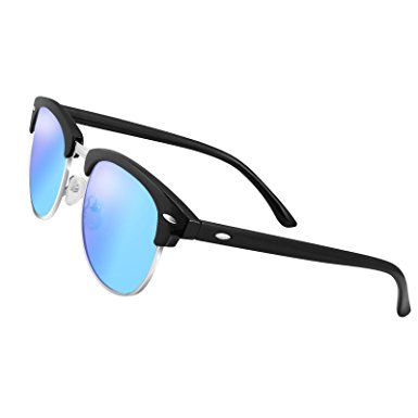 LIVHO G|Semi Rimless Polarized Sunglasses Women Men Retro Brand Sunglasses Goggles UV400