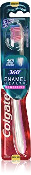 Colgate 360 Enamel Extra Soft Health Sensitive Toothbrush (color may vary)