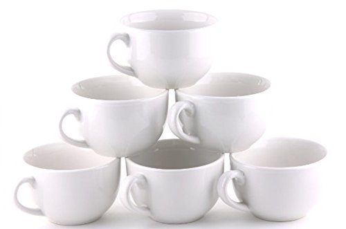 Oxford Gourmet Extra Large Mug (Set of 6)- Pure White