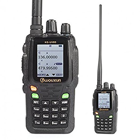 Wouxun KG-UV8D Dual-Band 134-174/400-520 MHz 999CH Repeat Two-way Radio Walkie Talkie   Cable by Wouxun