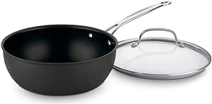 CUISINART 635-24 Chef's Classic Nonstick Hard-Anodized 3-Quart Pan with Cover