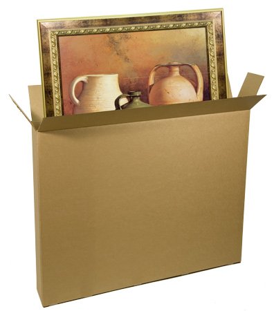 EcoBox 52 x 8 x 60 Inches Corrugated Shipping/Moving Box Carton for Art Picture and Mirror (E2650)
