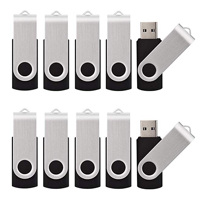 KALSAN 50 Pack 16GB USB Flah Drives Pack USB 2.0 16GB Flash Drive 50 Pack USB Memory Stick-Black