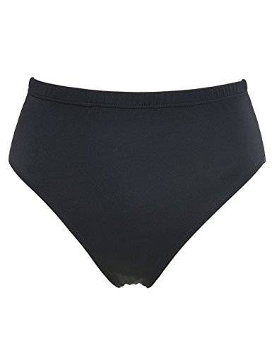 Firpearl Women's UPF 50  High Waist Sport Swim Bikini Briefs Swimsuit Bikini Bottom