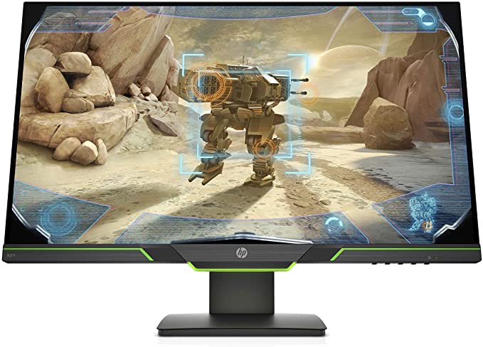 HP X27i 2K 144 Hz IPS Gaming Monitor (2560 x 1440) 27 Inch, (1 DP, 1 HDMI) - Black