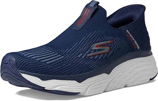 Skechers Men's Max Cushioning Slip-ins-Athletic Slip-on Running Walking Shoes with Memory Foam Sneaker