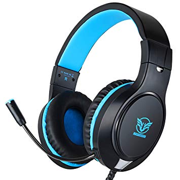 Gaming Headset Compatible with New Xbox one, Xbox one S, Xbox one X,Nintendo 3DS, PS4, Laptops and PCs with Bass Surround and Flexible Mic