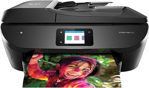 HP Envy Wireless All-in-One Color Photo Inkjet Printer - Black -Print Copy Scan Fax - 15 ppm, 4800 x 1200 dpi, 35-Page ADF, 2.65" Touchscreen Display, Auto 2-Sided Printing, WiFi, Ethernet