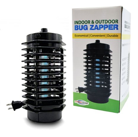 TurboTech Indoor and Outdoor Electronic Bug Zapper Pest Control Insect Mosquito and Fly Killer