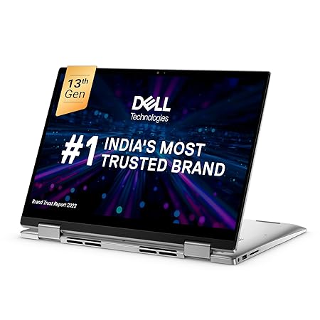 Dell Inspiron 7430 2in1 Touch Laptop,Intel Core i5-1335U Processor/8GB/512GB/14.0" (35.56cm) FHD  16:10 Aspect Ratio/Active Pen/Backlit KB   FPR/Win 11  MSO'21/McAfee 15 Months/Platinum Silver/1.58kg