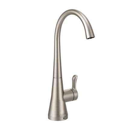 Moen S5520SRS Sip Transitional One-Handle High Arc Beverage Faucet, Spot Resist Stainless