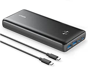 Anker Power Bank, 25,600mAh Portable Charger 87W, Works for MacBook Pro, Dell XPS, Microsoft, Pixelbook, iPhone 15 Series, Samsung, iPad Pro, and More