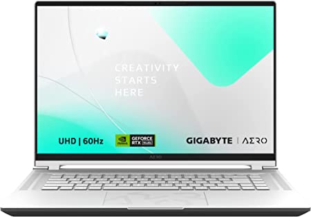 GIGABYTE AERO 16 OLED: 16.0" 16:10 Thin Bezel 4K UHD  3840x2400 60Hz OLED, NVIDIA GeForce RTX 4070 GPU 8GB GDDR6, Intel Core i9-13900H, 32GB DDR5 RAM, 1TB SSD, Win11 Pro (AERO 16 OLED BSF-A3US964SP)