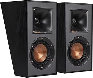 Klipsch R-41SA Powerful Detailed Home Speaker Set of 2 Black