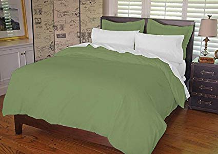 Warm Things Home 300 Egyptian Cotton Duvet Cover Set Fern / Twin