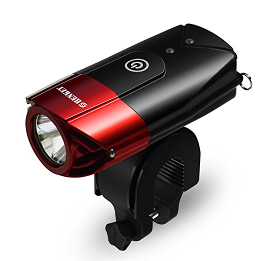BIKE LIGHT | 2000mAh/1000 Lumen LED Bicycle Front Light , Super Bright Bike Headlight USB Rechargeable, Waterproof Light for Bike / Flashlight for Mountain & Kids & Street Bicycle
