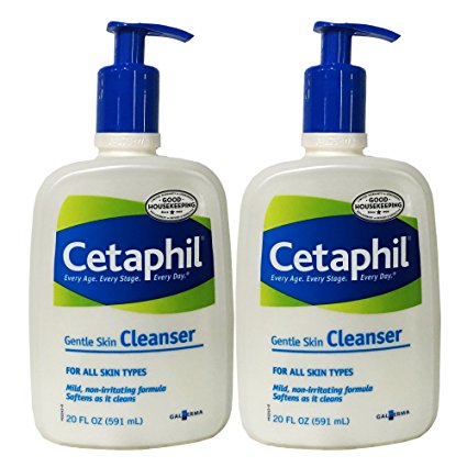 Cetaphil Gentle Skin Cleanser, 20 Ounce, 2 Pack