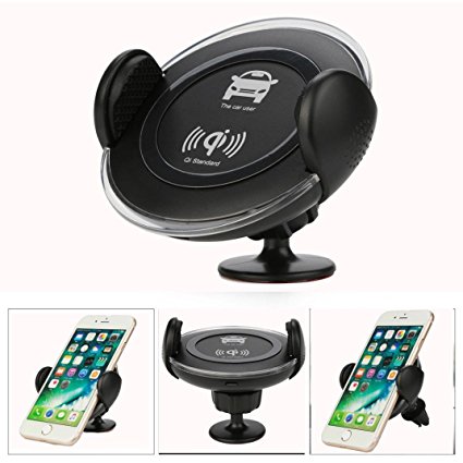 GBSELL Universal Wireless Charger Car Vent Mount Bracket Phone Holder For Iphone 8/Plus