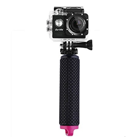 Ourlife Floating Stick Pole, Diving Sports Monopod for All Kinds of Sports Camera[ Inside Body Hollow]