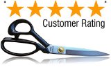 9986 STRONGER THAN STAINLESS STEEL 9986 Professional 9-inch High Carbon Stainless Steel SCISSORS - All Purpose Sewing Home Dressmaker Office Quilting School Tailor Upholstery and More - Evergreen Supply Best Heavy Duty Sewing Shears with 100 Moneyback Guarantee