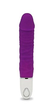 Ladygasm Purple Pete Silicone Vibrating Dildo - Youll Love It!