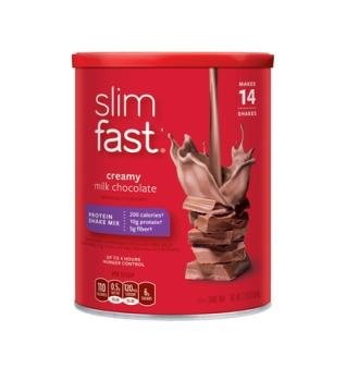 Slimfast 3.2.1. Plan, Creamy Milk Chocolate Shake Mix, 12.83 Ounce 1 Pack