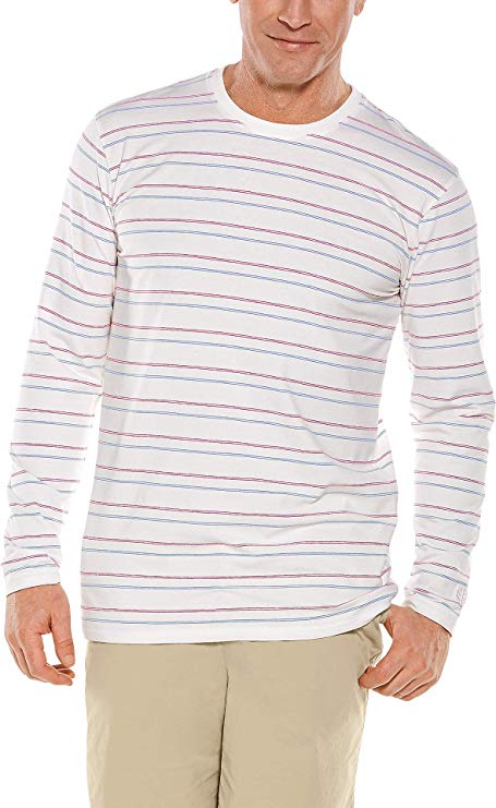 Coolibar UPF 50  Men's Long Sleeve Everyday T-Shirt - Sun Protective