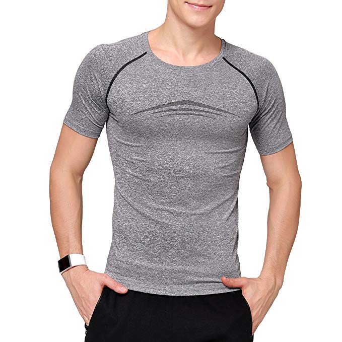 Camel Men Fashion T-Shirt Crew Neck Tees Lightweight Tees Short Sleeves Tees Sport Tees for Running & Basketball