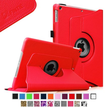 Fintie Apple iPad Air Case - 360 Degree Rotating Stand Case Cover with Auto Sleep  Wake Feature for iPad Air iPad 5th Generation 2013 Model Red