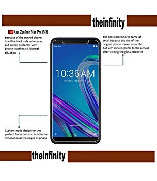 Asus zenfone max pro m1 Tempered Glass Screen Protector for SuperdealsForTheinfinity (Transparent)