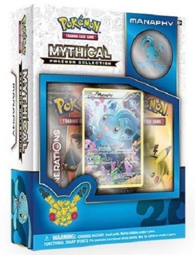 Pokemon Manaphy Mythical Collection Generations Booster Box Set - 2 booster packs   more!