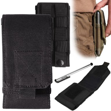 UrvoixTM Black Army Camo Bag For Mobile Phone Belt Pouch Holster Cover Case Size L