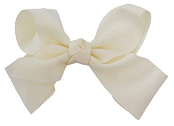 Beautiful Handmade Variety of Bright Colors Grosgrain Ribbon Bows with and without lace closing with Alligator Clip