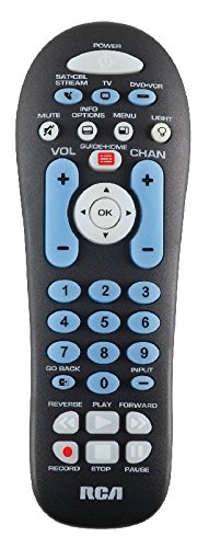 RCA CRCR313BIR Three-Device Universal Remote Control