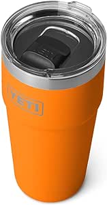 YETI Rambler 20 oz Stackable Tumbler, Stainless Steel, Vacuum Insulated with MagSlider Lid, King Crab