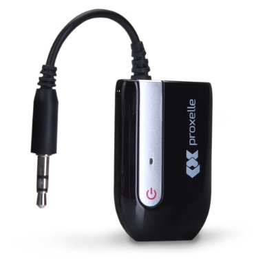 Pulse Wireless Bluetooth Receiver By Proxelle - A2DP Stereo Quality Audio - Instantly Enable Any Device With Bluetooth Streaming Pulse-Black