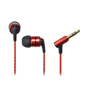 SoundMAGIC E80 Reference Series Flagship Noise Isolating In-Ear Headphones with Comply Ear Tips Red