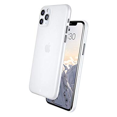 Caudabe Veil iPhone 11 Pro Max Ultra Thin Case with Micro-Etched Matte Texture for iPhone 11 Pro Max (Frost)