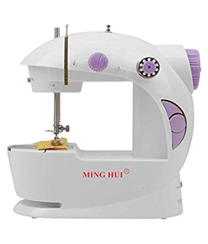Qualimate sewing machines for home Mini Multi Functional Electric Plastic sewing machines for home with Accessories