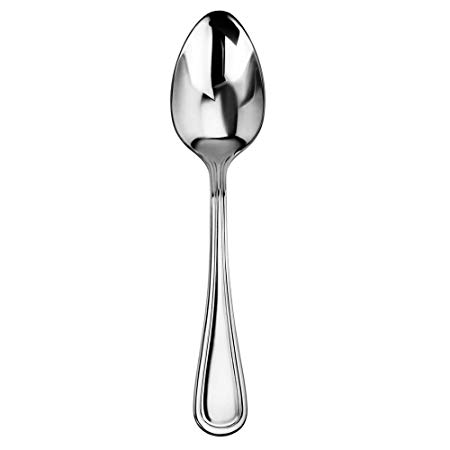 New Star Foodservice 58161 Slimline Coffee Spoon, 4.75-Inch, Stainless Steel, Set of 12