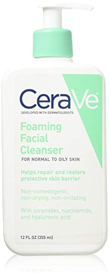 Cerave Foaming Facial Cleanser 12 Oz (Pack of 2)