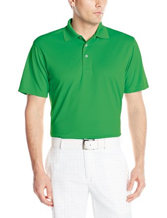 PGA TOUR Men's Golf Air Flux Short-Sleeve Solid Polo Shirt