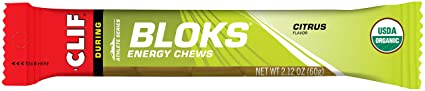 Clif Bar BLOKS - Energy Chews - Citrus Flavor - (18 Count, 2.12 Ounce)