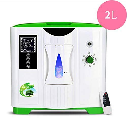 H HUKOER Oxygen Concentrator 2-9L/min Adjustable Portable Oxygen Machine for Home and Travel Use, AC 110V Humidifiers